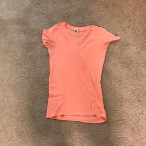 Pink v neck t shirt